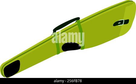 Hunting rifle bag icon. Isometric of hunting rifle bag vector icon for web design isolated on white background. Hunting rifle bag icon, isometric style Stock Vector