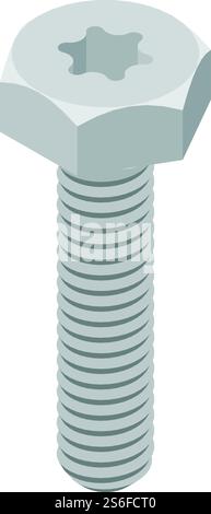 Torx screw-bolt icon, isometric style Stock Vector Image & Art - Alamy