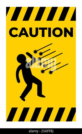 Caution Spark Symbol Sign Isolate On White Background Stock Vector