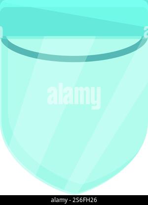 Nurse face shield icon. Cartoon of nurse face shield vector icon for ...