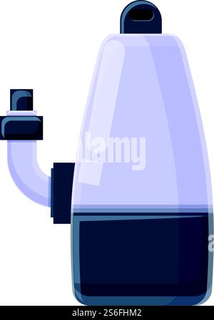Filter pool icon. Cartoon of filter pool vector icon for web design isolated on white background. Filter pool icon, cartoon style Stock Vector