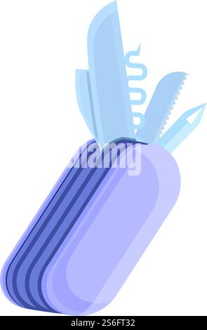 Multitool personal icon. Cartoon of Multitool personal vector icon for web design isolated on white background. Multitool personal icon, cartoon style Stock Vector