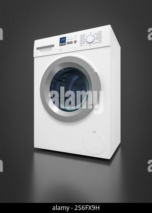 An image of a typical washing machine Stock Photo