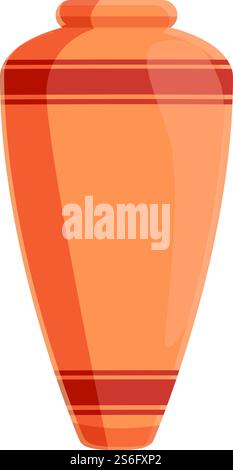 porcelain vase flower cartoon vector illustration Stock Vector Image ...