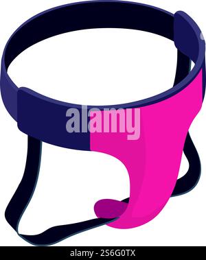 Boxing equipment icon. Isometric of boxing equipment vector icon for web design isolated on white background. Boxing equipment icon, isometric style Stock Vector