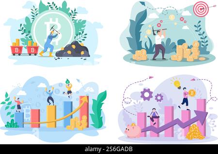 Air Conditioning and Heating Services Logo Design Stock Vector