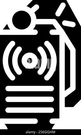 stun grenade icon black vector illustration Stock Vector Image & Art ...