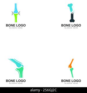 bone logo icon vector design Stock Vector