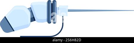 Endoscope stick icon. Cartoon of Endoscope stick vector icon for web design isolated on white background. Endoscope stick icon, cartoon style Stock Vector