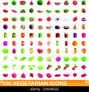 100 passion icons set, cartoon style Stock Vector Image & Art - Alamy