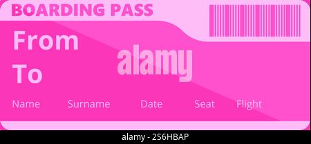 Holiday boarding pass icon. Cartoon of Holiday boarding pass vector ...