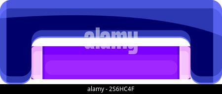 Uv lamp icon. Cartoon of Uv lamp vector icon for web design isolated on white background. Uv lamp icon, cartoon style Stock Vector