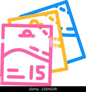 bags detergent for travel color icon vector. bags detergent for travel sign. isolated symbol illustration. bags detergent for travel color icon vector illustration Stock Vector