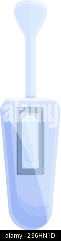 Express test icon. Cartoon and flat of Express test vector icon for web design isolated on white background. Express test icon, cartoon and flat style Stock Vector