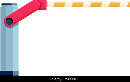 Smart barrier icon. Cartoon and flat of Smart barrier vector icon for web design isolated on white background. Smart barrier icon, cartoon and flat style Stock Vector