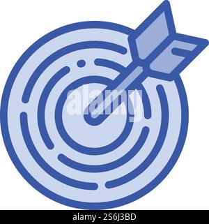 Archer sport target icon. Outline Archer sport target vector icon for web design isolated on white background. Archer sport target icon, outline style Stock Vector