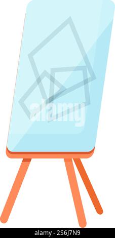 Board brainstorming icon. Cartoon of Board brainstorming vector icon for web design isolated on white background. Board brainstorming icon, cartoon style Stock Vector