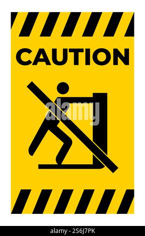 Symbol No Reaching label Stock Vector