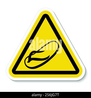 No Slipper On White Background Stock Vector