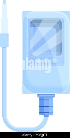 Ph meter medical device icon. Cartoon of Ph meter medical device vector icon for web design isolated on white background. Ph meter medical device icon, cartoon style Stock Vector