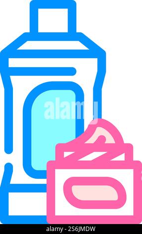 chemical liquid for car polishing icon color illustration Stock Vector ...