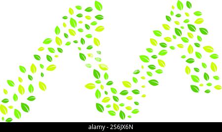 leaves fly logo design icon Stock Vector