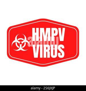 HMPV human metapneumovirus symbol icon Stock Photo