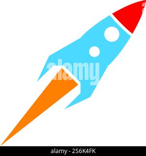 Rocket  logo vector design template Stock Vector
