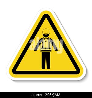 Symbol Wear Life Jacket Isolate On White Background Stock Vector