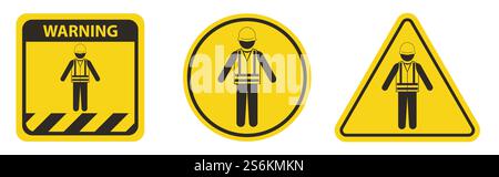 Symbol Wear Life Jacket Isolate On White Background Stock Vector