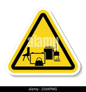 Keep Area Clear Symbol Sign On White Background Stock Vector