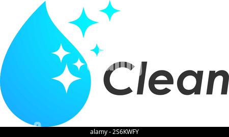 Cleaning logo and symbol ilustration vector template Stock Vector
