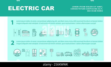 Healthy Hair Treatment Landing Web Page Header Banner Template Vector. Stationery Hairdryer And Dandruff, Shampoo And Balm For Hair, Thermo Curlers And Wig Illustration. Healthy Hair Treatment Landing Header Vector Stock Vector