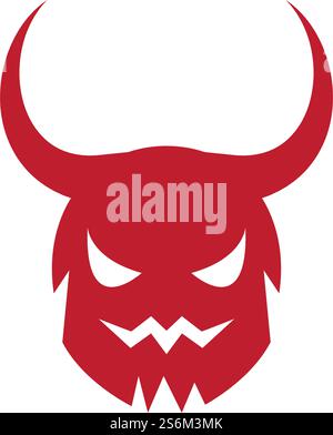 Devil logo ilustration vector template Stock Vector