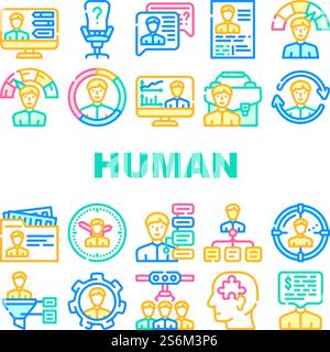 Human Resources Hr Department Icons Set Vector Stock Vector Image & Art ...