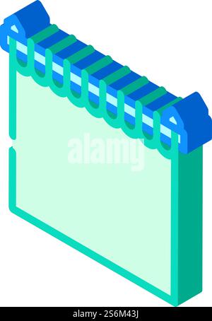 chromakey for make video effect isometric icon vector. chromakey for make video effect sign. isolated symbol illustration. chromakey for make video effect isometric icon vector illustration Stock Vector