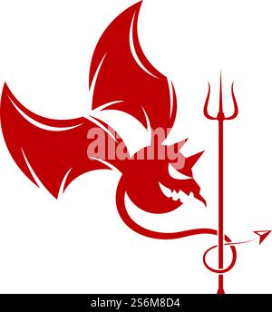 Devil logo ilustration vector template Stock Vector