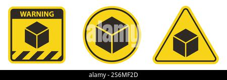 Cube Icon Black Sign Isolate on white Background,Vector Illustration Stock Vector