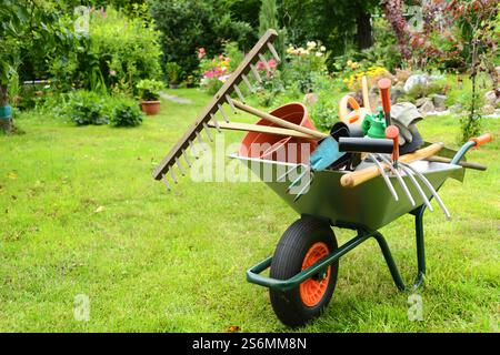 Garden tools Stock Photo
