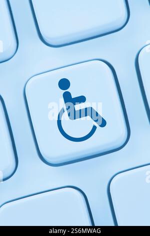 Accessible internet computer web design web online keyboard Stock Photo