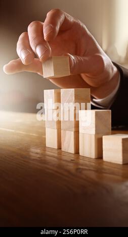Financial advisor shows the client the chance of asset growth on stock market. Stock Photo