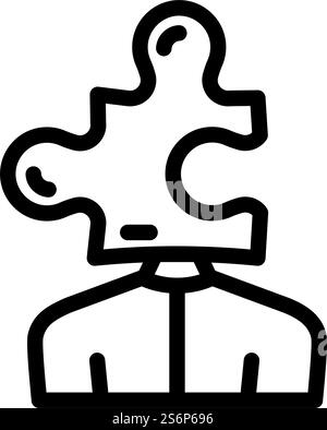 resolve problem icon, black vector sign with editable strokes, concept ...