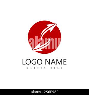 Creative letter S arrow vector designs Stock Vector