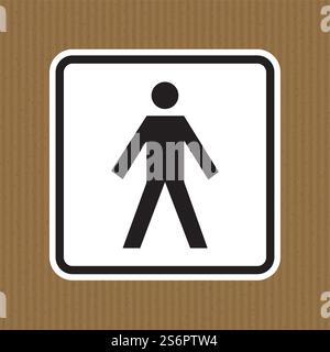 Type BF Applied Parts Symbol Sign Isolate On White Background,Vector Illustration EPS.10 Stock Vector