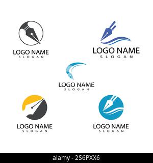 Pentool icon flat design vector Stock Vector
