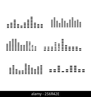 sound wave ilustration logo vector icon template Stock Vector