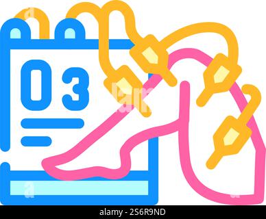 ozone therapy color icon vector. ozone therapy sign. isolated symbol illustration. ozone therapy color icon vector illustration Stock Vector