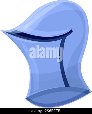 Knight helmet icon cartoon vector. Medieval warrior. Helmet armor profile. Knight helmet icon cartoon vector. Medieval warrior Stock Vector