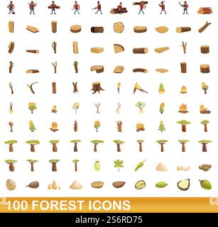 bark baobab tree cartoon vector illustration Stock Vector Image & Art ...