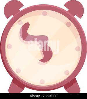Jet lag clock icon cartoon vector. Time zone. Travel insomnia. Jet lag clock icon cartoon vector. Time zone Stock Vector